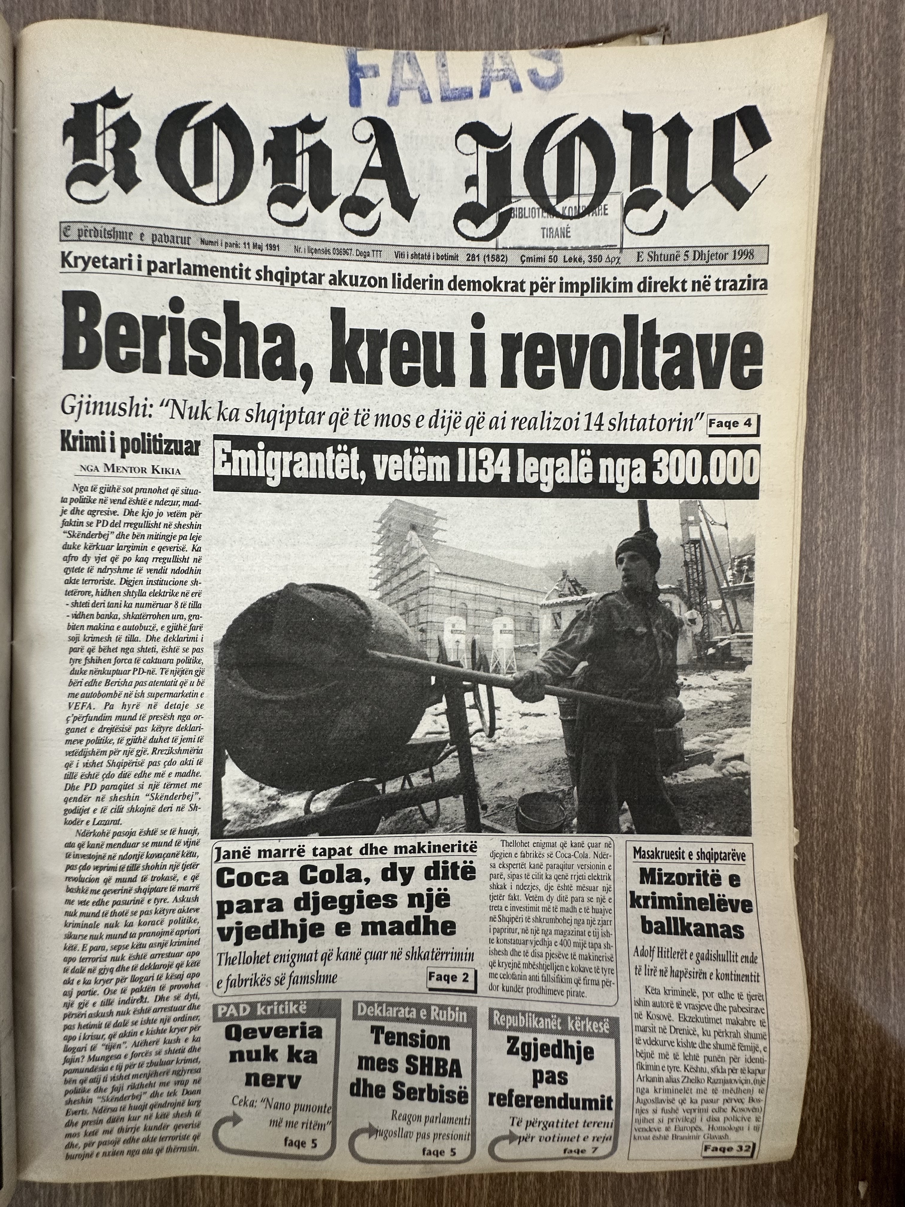 Koha Jonë 1998-12-05